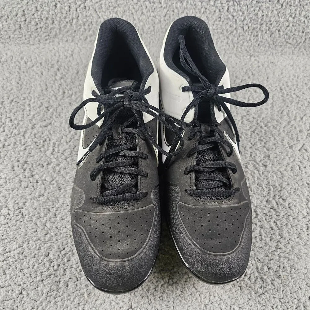 Nike Shoes Mens 13 Black White Huarache Varsity Low Baseball Cleats AO7960-003